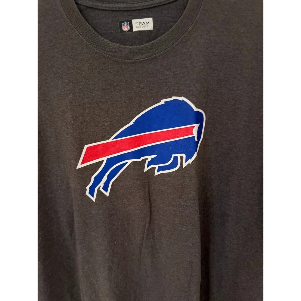Men's Buffalo Bills NFL Team Apparel Gray T-shirt Size 2xl-NWOT